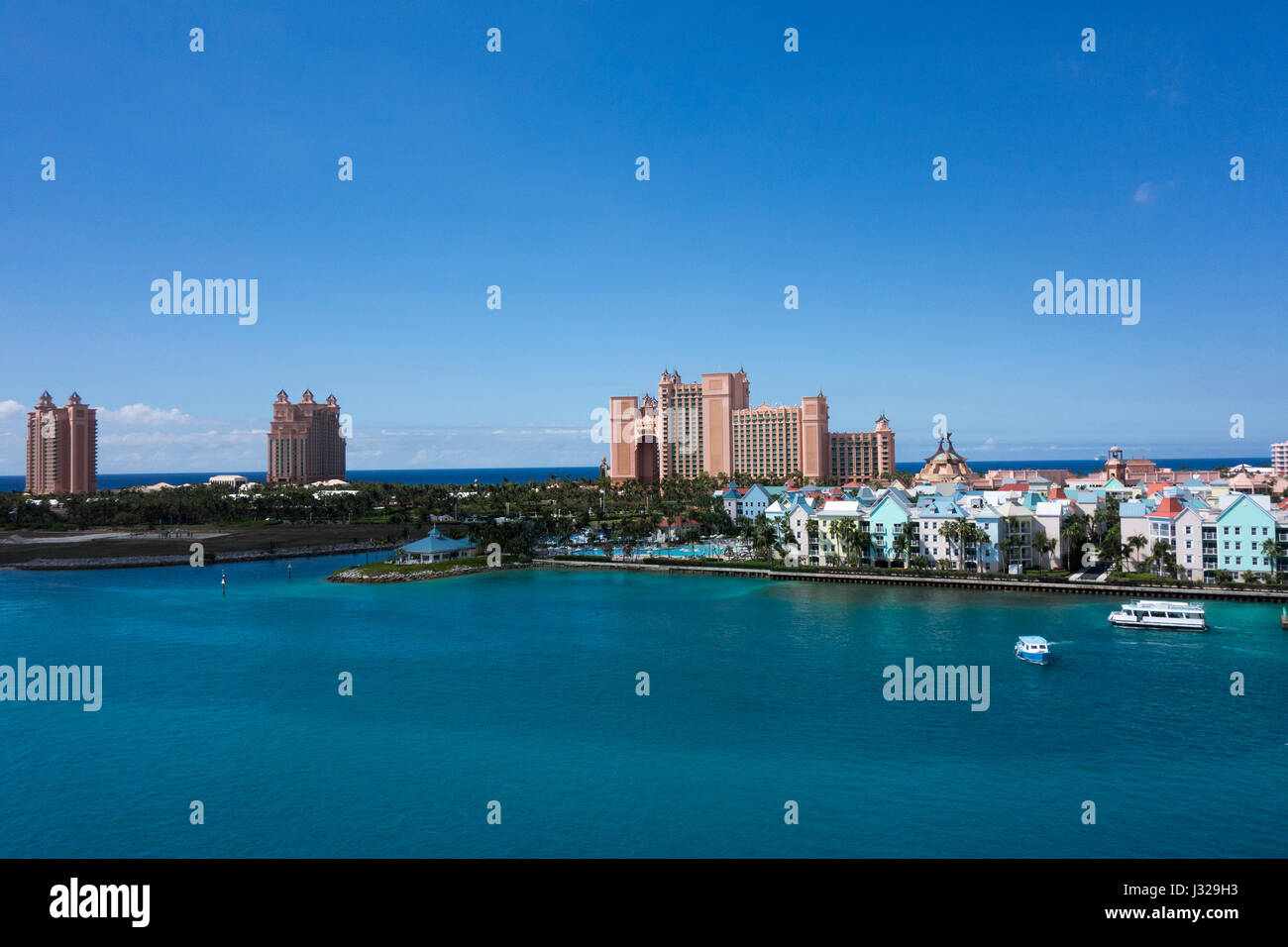 Atlantis, Paradise Island Resort, hotelNassau, New Providence, Bahamas, Foto Stock