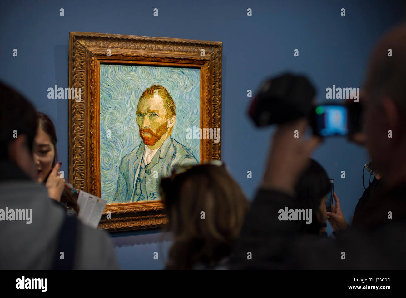 Van Gogh pittura, Museo d'Orsay, Parigi, Francia Foto Stock