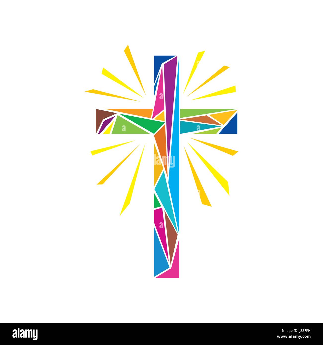 Croce colorata immagini e fotografie stock ad alta risoluzione - Alamy