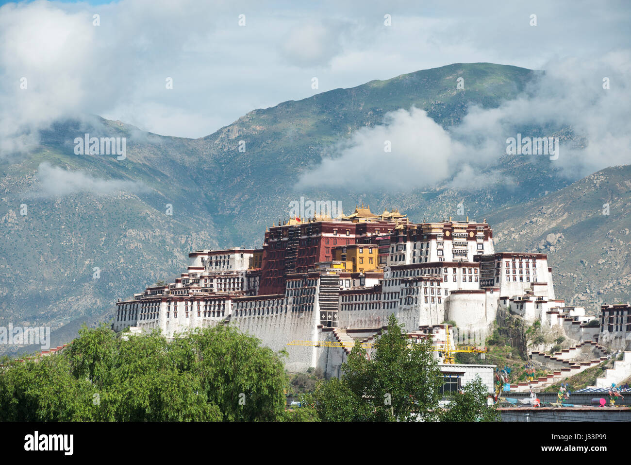 Tibe,tibet,turismo, angolato,abendhimmel,abendhimmel,asiatica, bella, Foto Stock