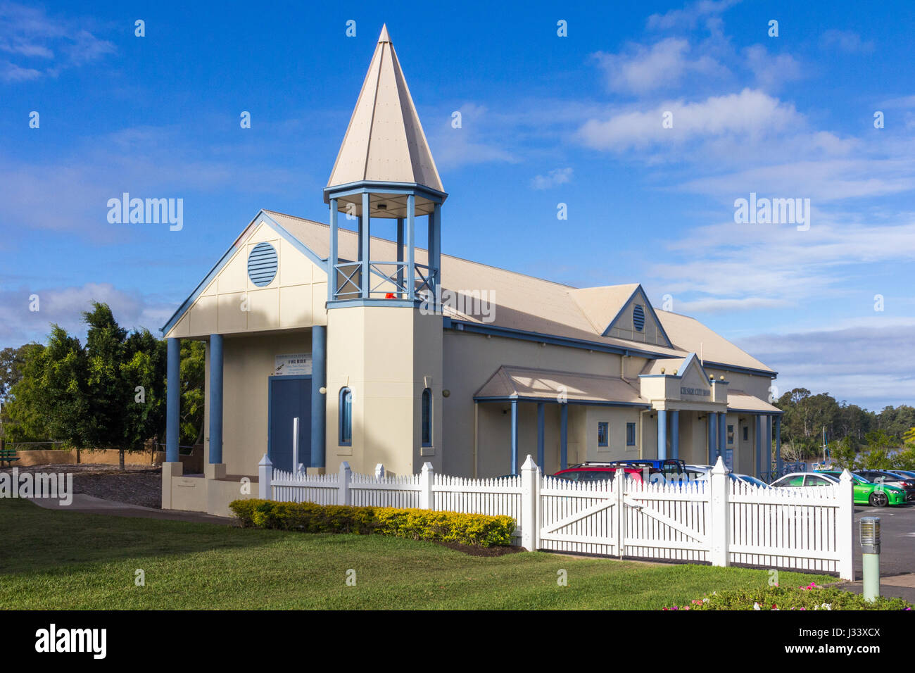 Chiesa della città in Maryborough, Queensland, Australia Foto Stock