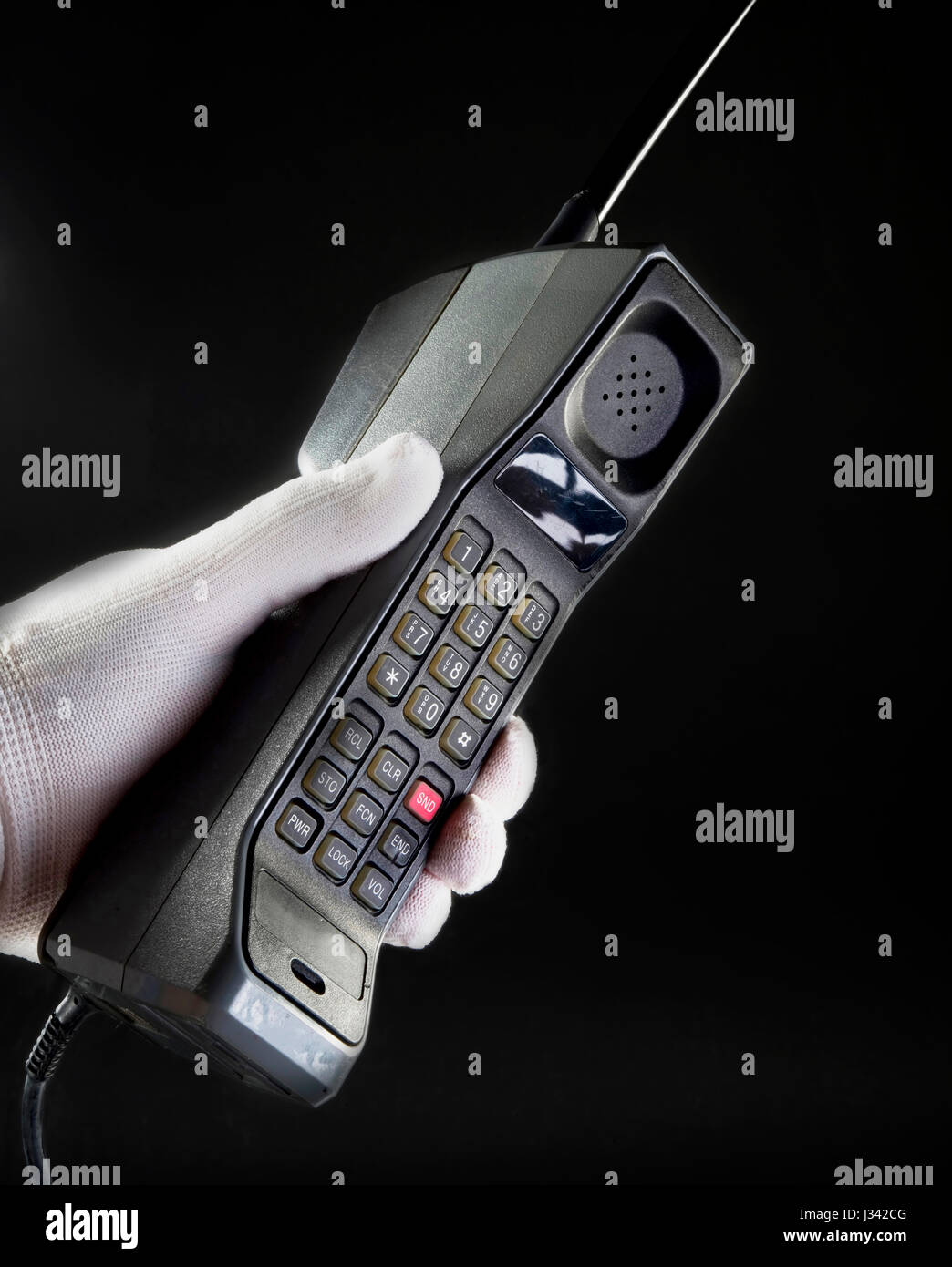 Oold originale mattone ingombranti tipo cellulare. Foto Stock