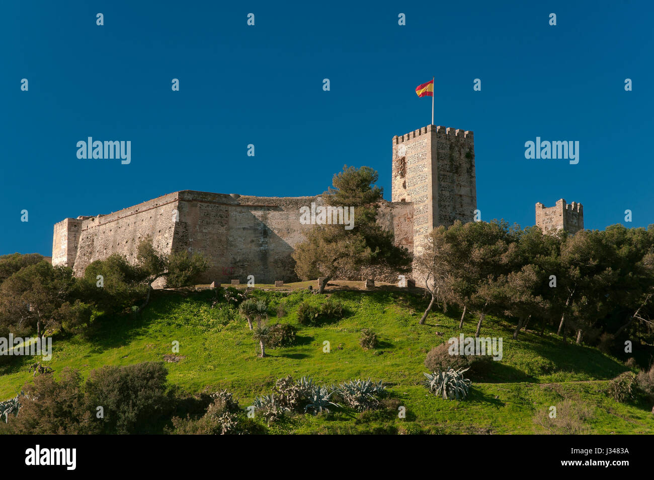 Castello di Sohail (X secolo), Fuengirola, Malaga provincia, regione dell'Andalusia, Spagna, Europa Foto Stock