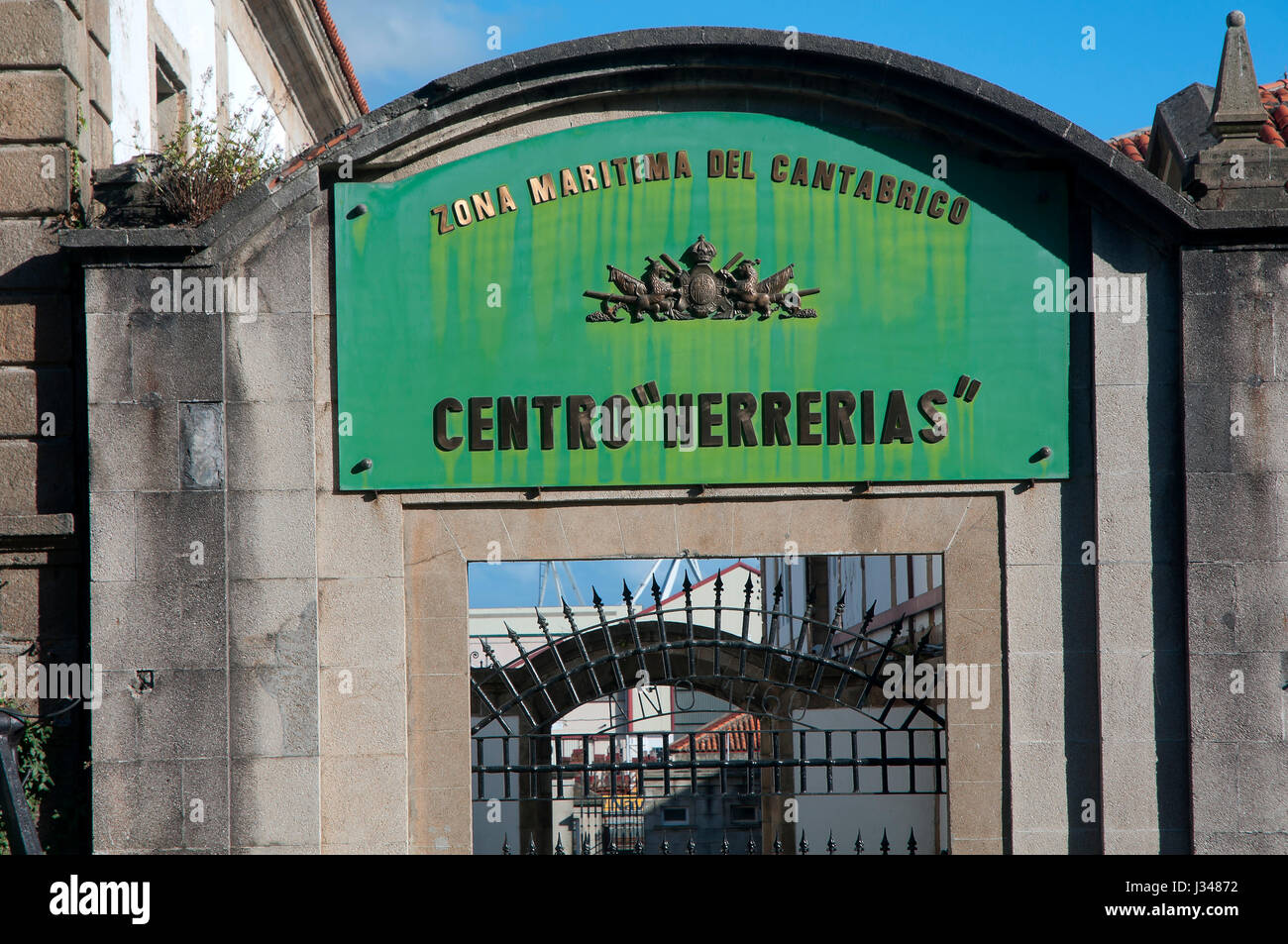 Arsenale Militare - EXPONAV (esposizione nazionale di costruzione navale), Ferrol, La Coruna provincia, regione della Galizia, Spagna, Europa Foto Stock