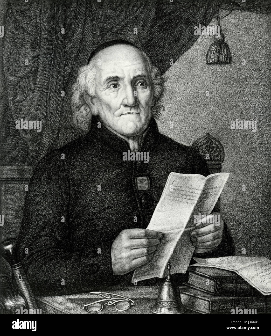 Abbott italiano Pietro Tamburini Foto Stock