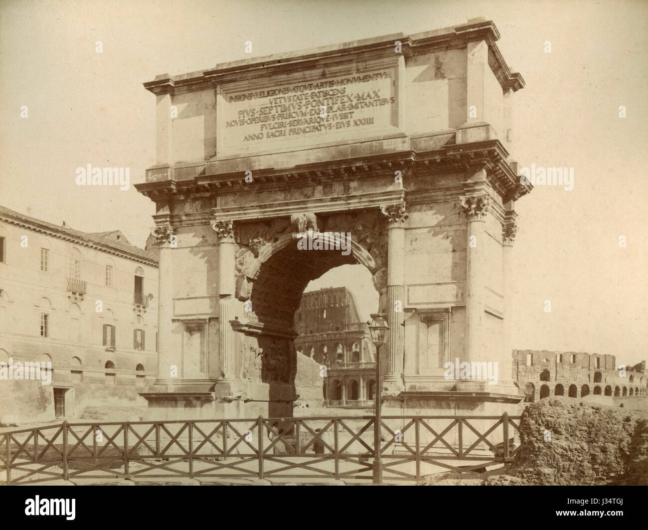 Arco di Tito, Roma, Italia Foto Stock