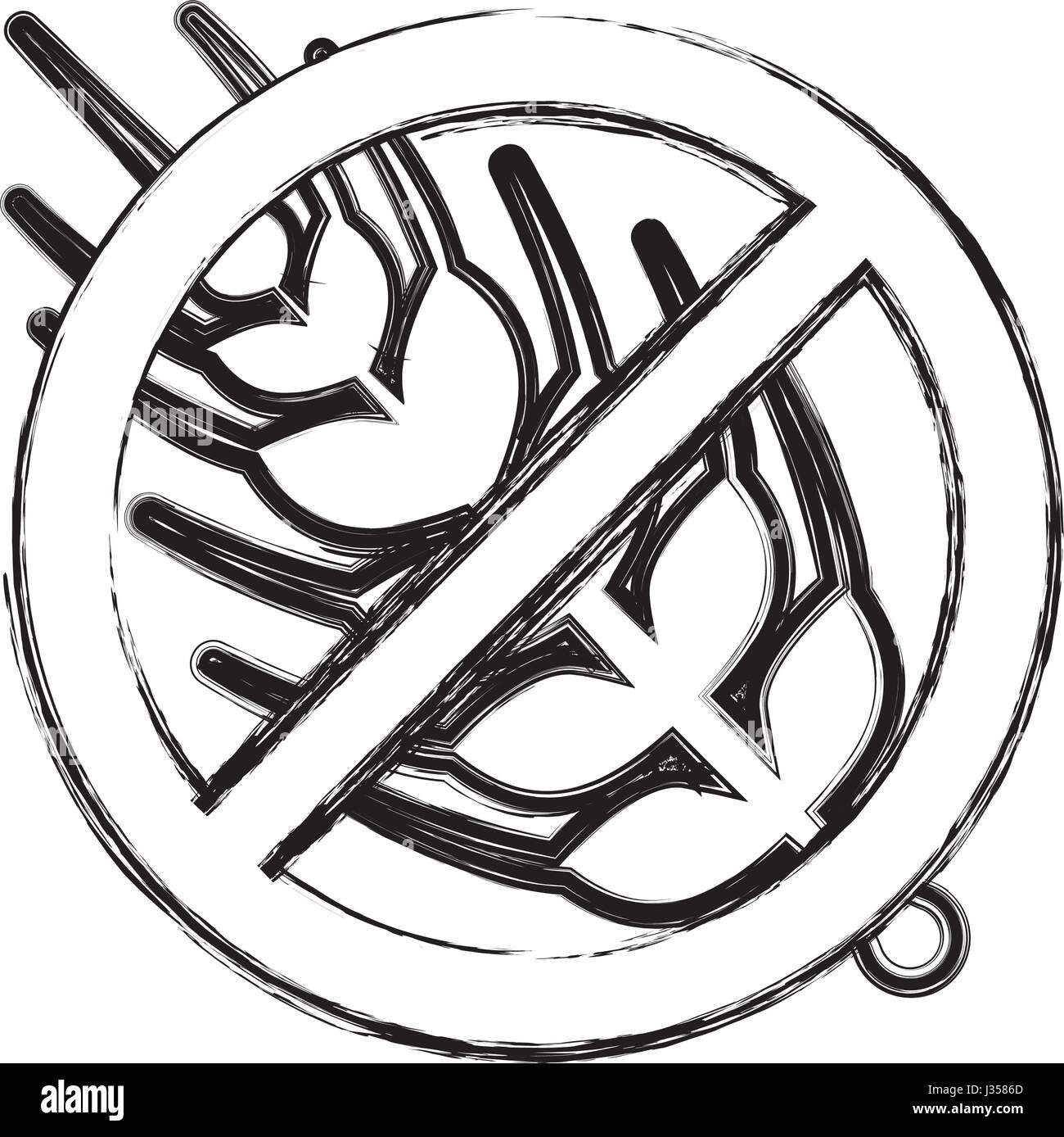 Prodotti senza glutine Illustrazione Vettoriale