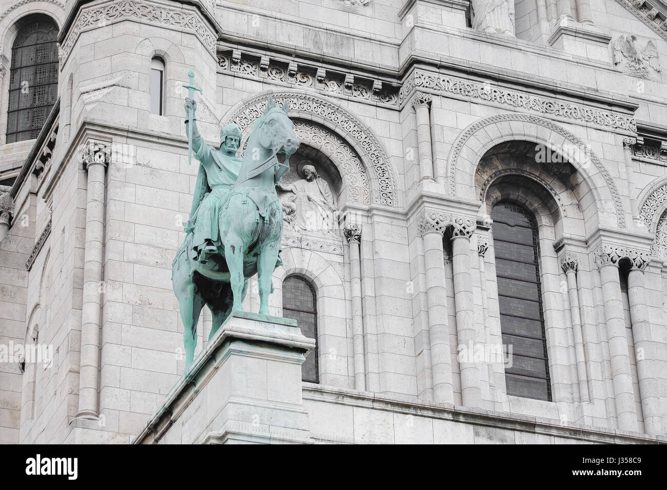 La guerra soldato statua a Parigi,Francia Foto Stock