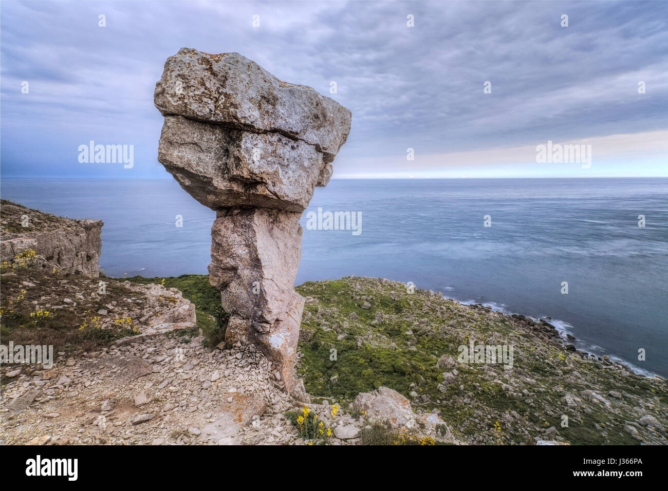 Adhelm's Head, Purbeck, Jurassic Coast, Dorset, Inghilterra Foto Stock