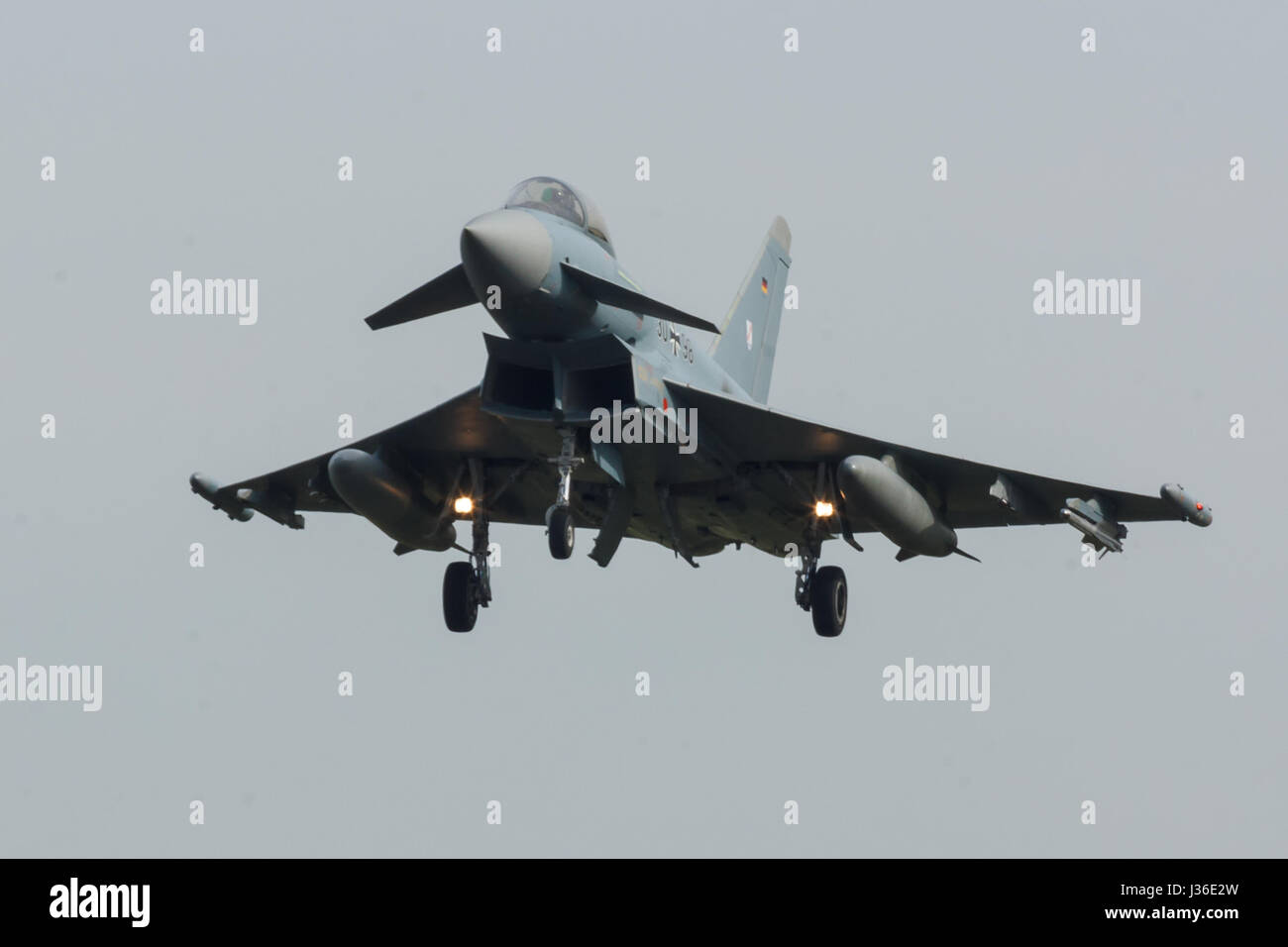 Eurofighter EF2000 Typhoon durante l'esercizio della bandiera frisia Foto Stock