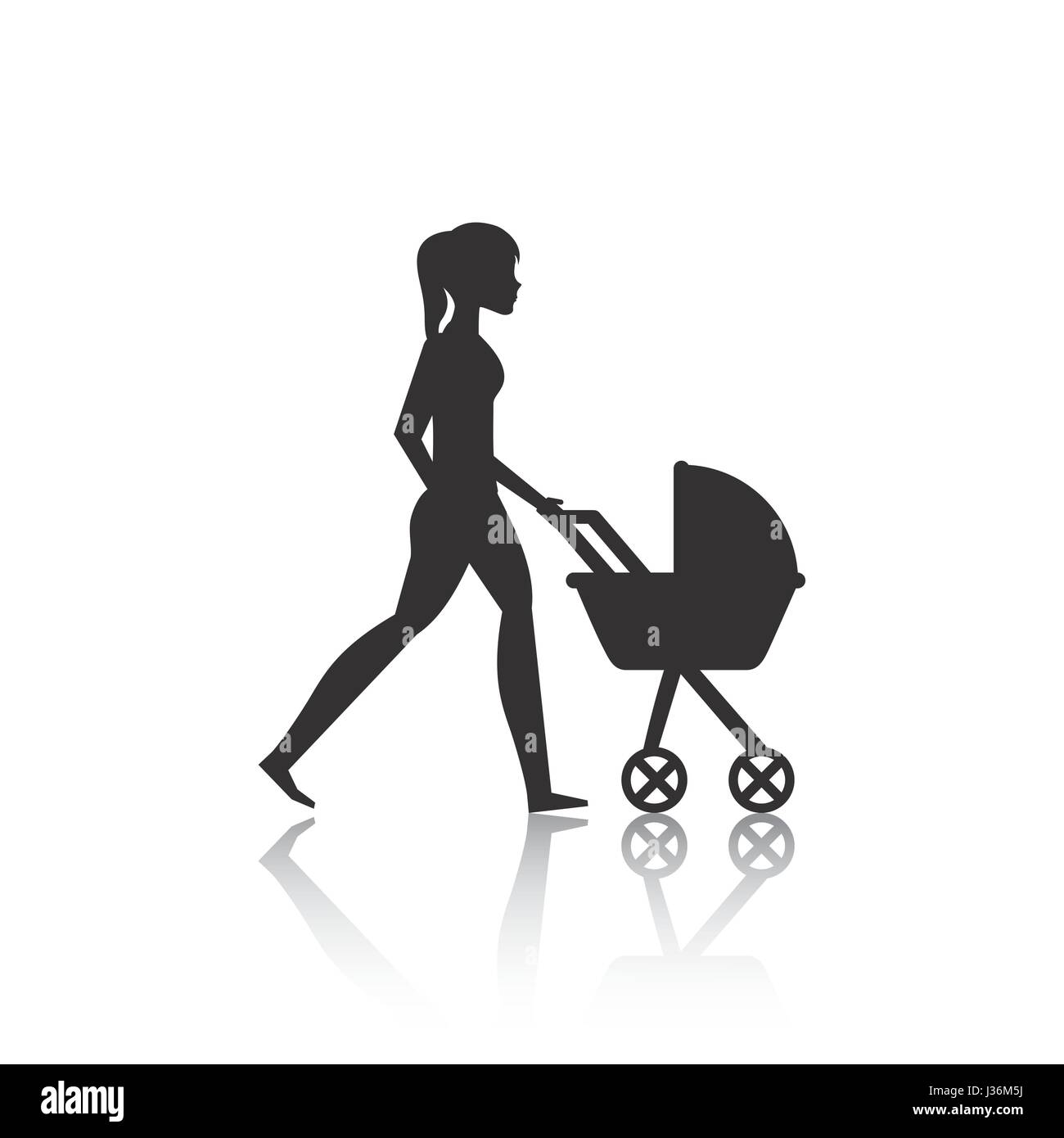 La gente a piedi design Illustrazione Vettoriale