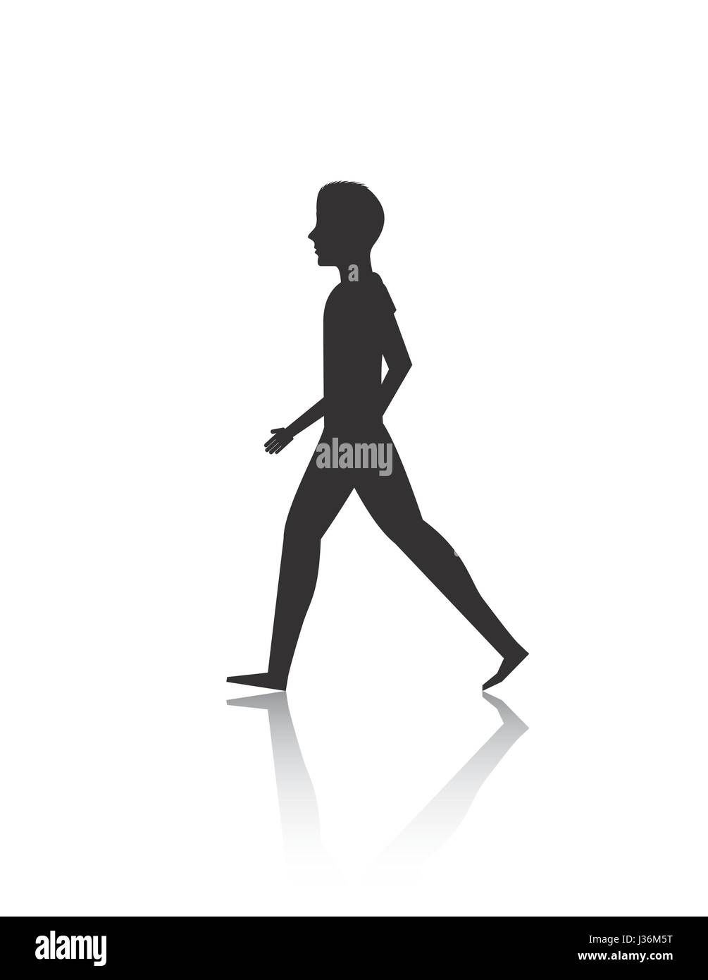 La gente a piedi design Illustrazione Vettoriale