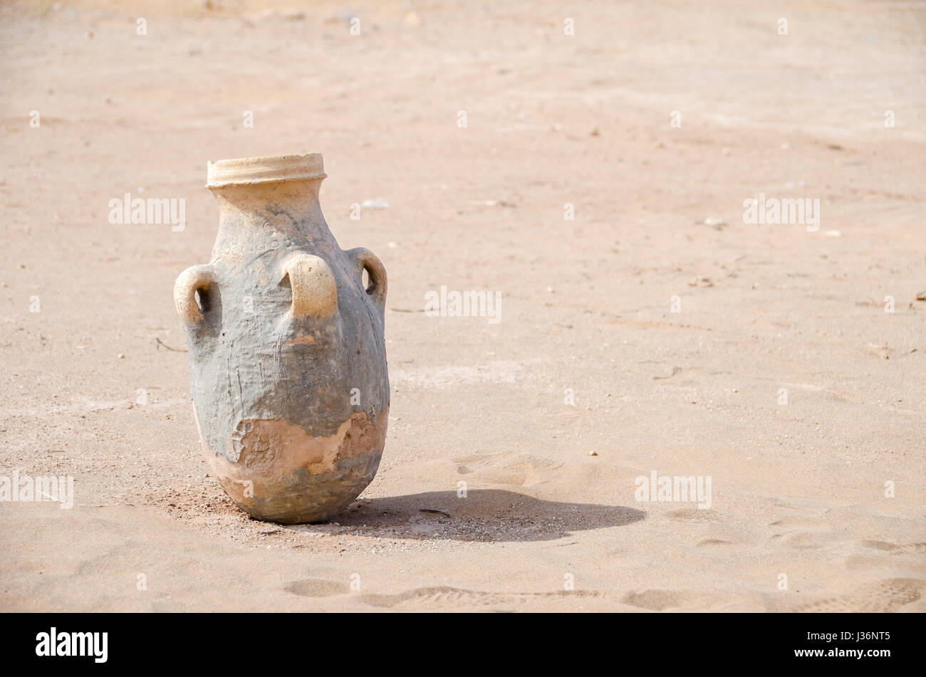Vecchio vaso berbero, ceramiche da Berberi del Marocco Foto Stock