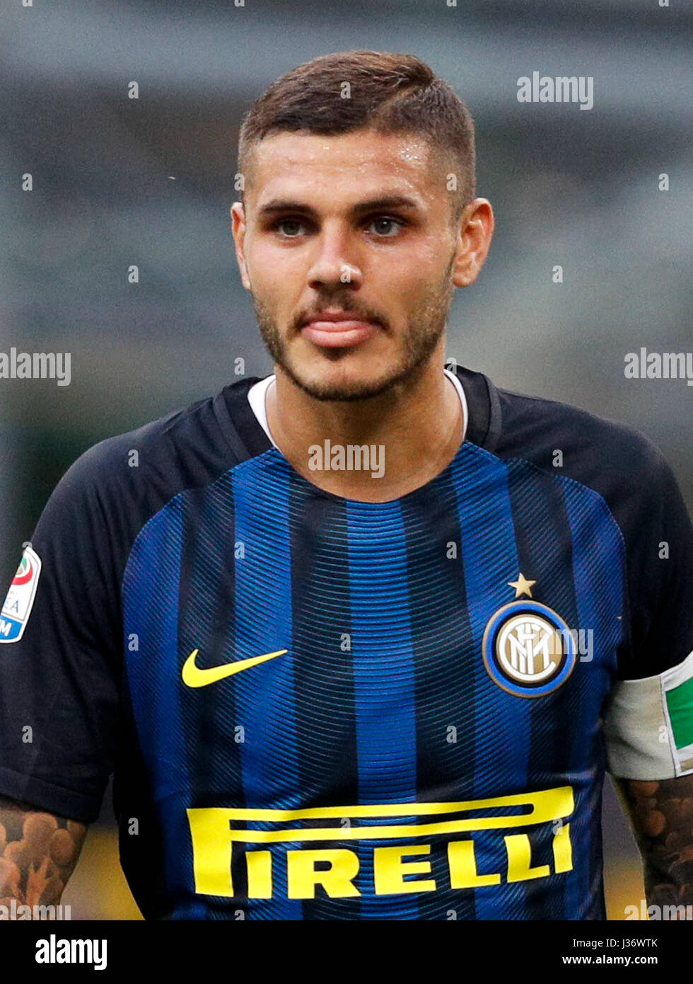Campionato italiano di Serie A -2016-2017 / ( FC Internazionale ) - Mauro Emanuel Icardi Rivero ' Mauro Icardi ' Foto Stock