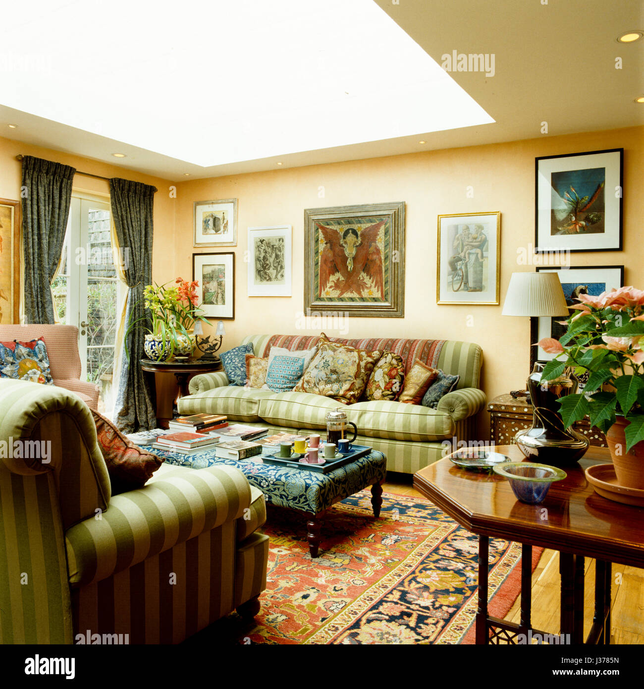 Edwardian soggiorno. Foto Stock