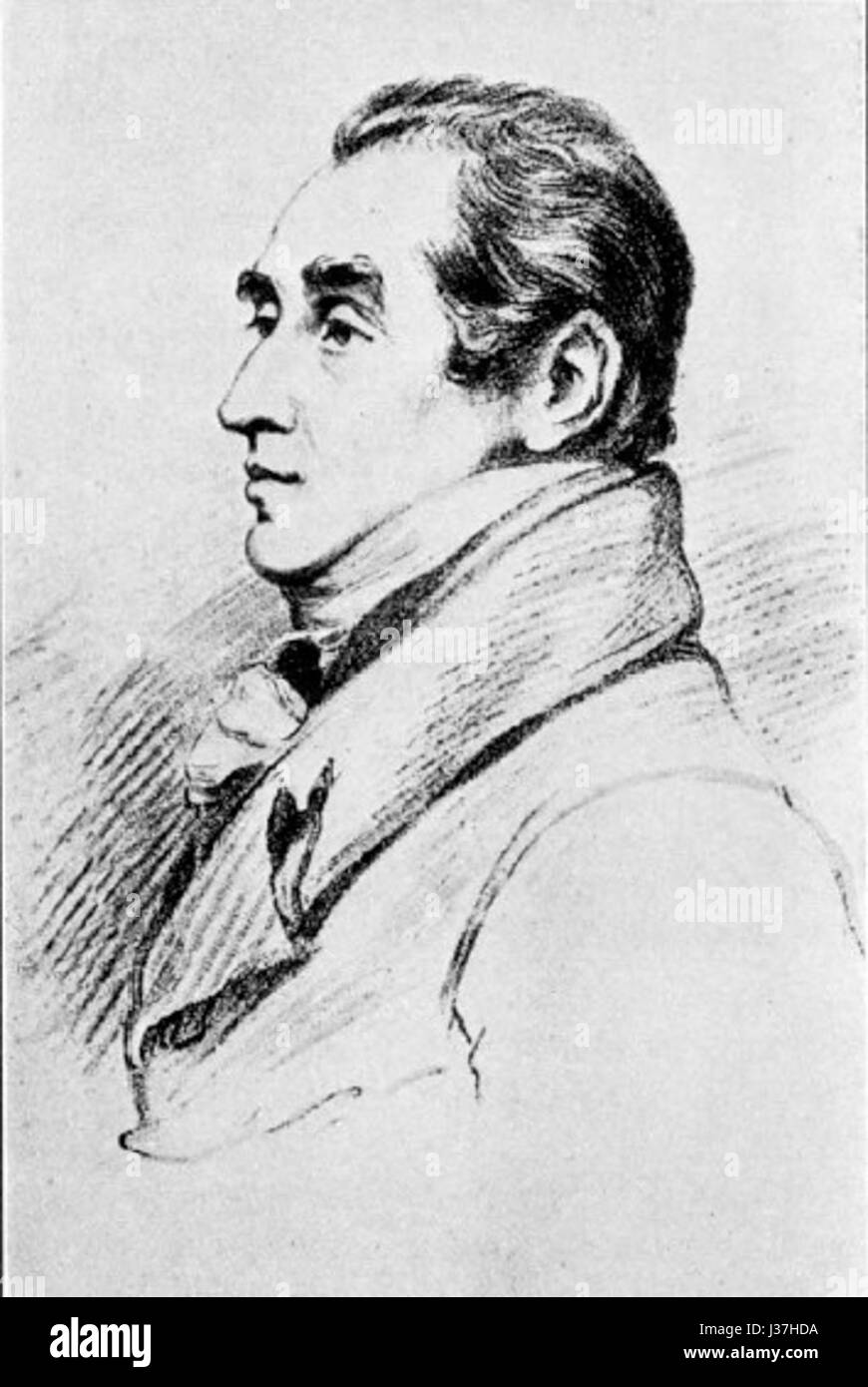 Charles Hatchett era un chimico britannico noto per la sua scoperta dell'elemento niobio. Il titolo può riferirsi a un evento specifico o a un lavoro a lui correlato, che documenta i suoi contributi alla scienza e alla chimica. Foto Stock