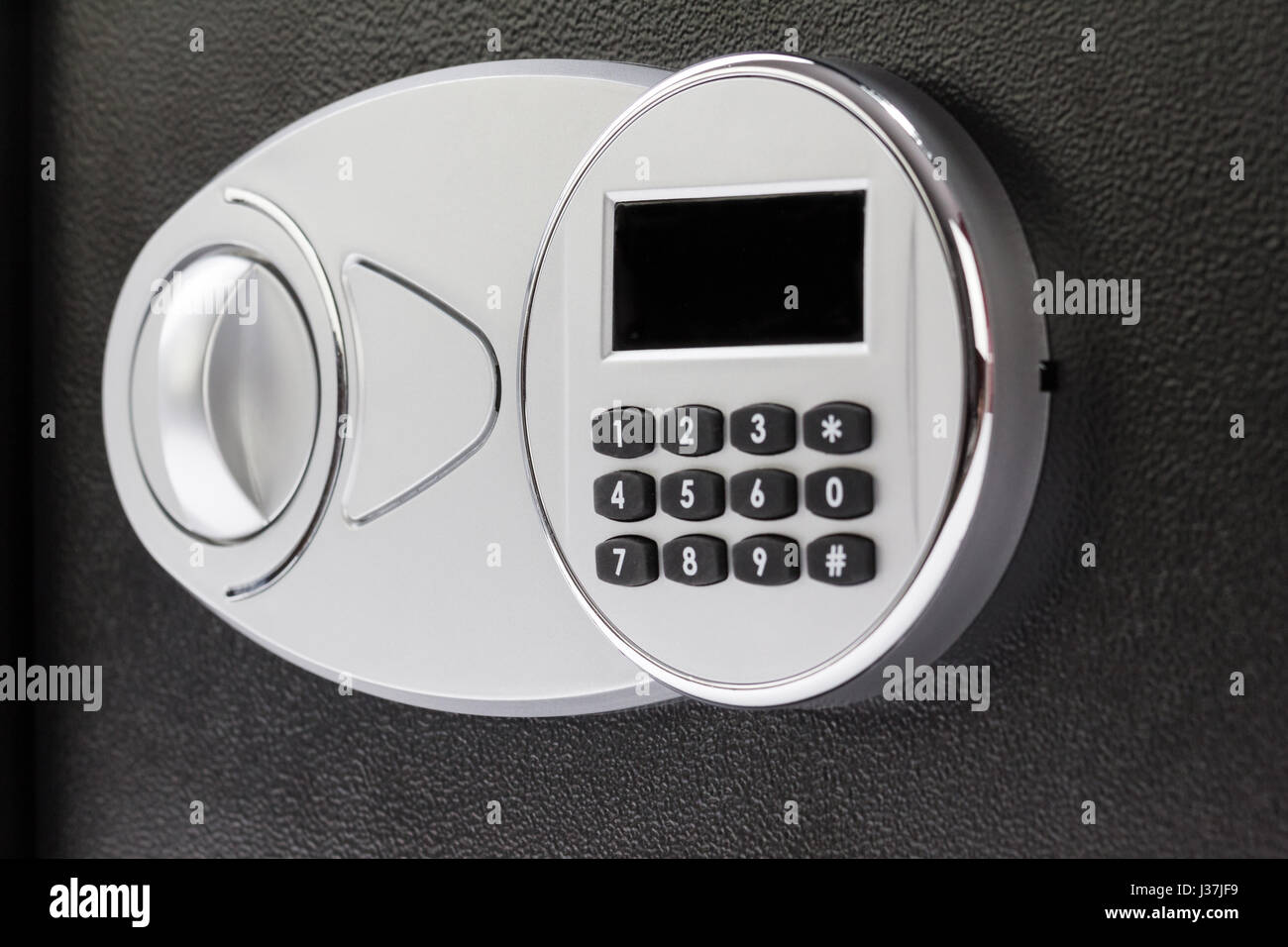 Tastierino numerico della cassetta di sicurezza, close-up, la protezione,  la serratura di sicurezza Foto stock - Alamy