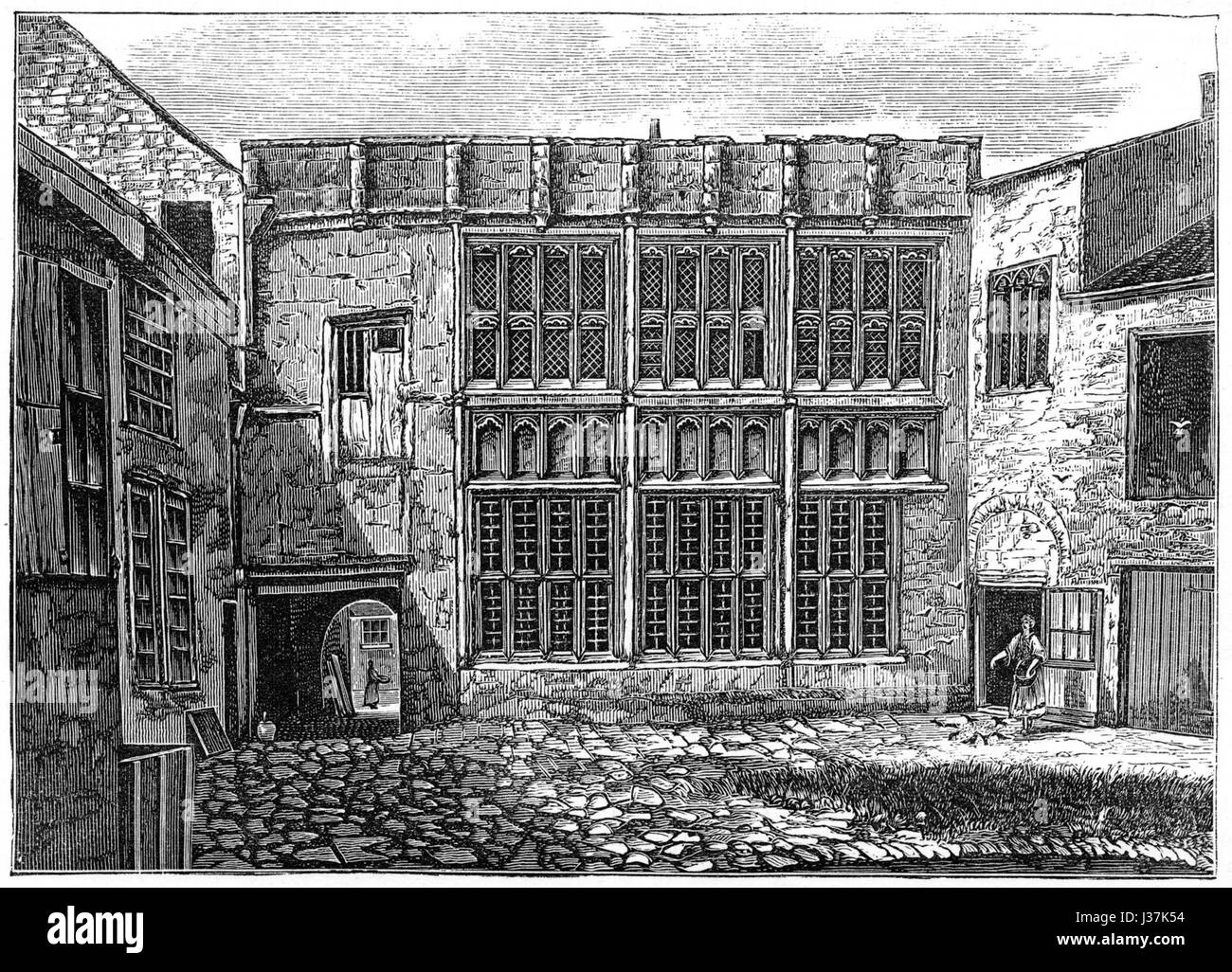 Colston's House piccola strada Bristol Foto Stock