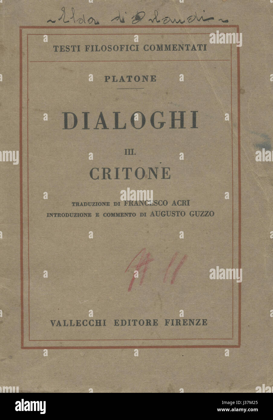 Il Critone c1 è un'antica opera d'arte che rappresenta elementi chiave della cultura e della filosofia greca. È noto per la sua rappresentazione dettagliata del dialogo socratico ed è significativo per comprendere la storia intellettuale dell'antica Grecia. Foto Stock