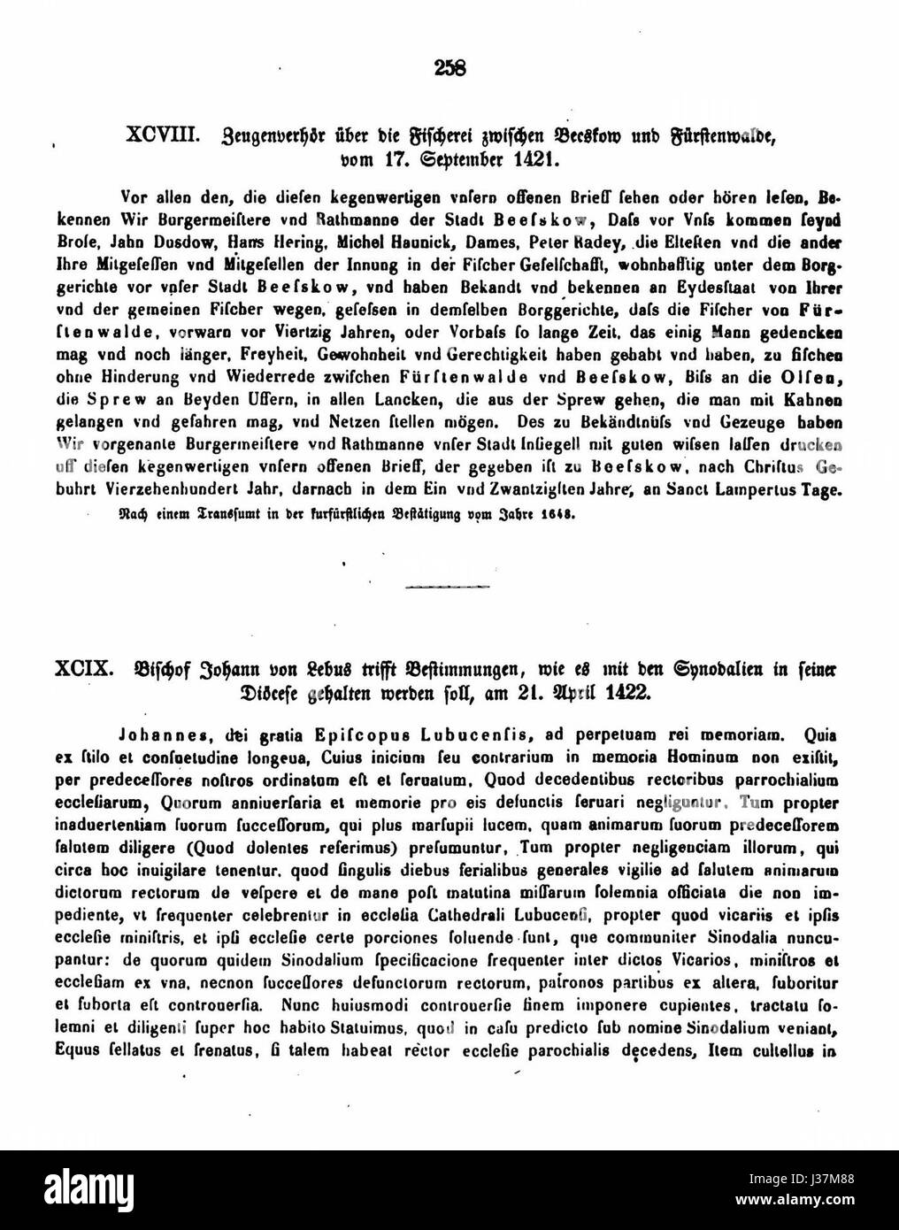 Questo documento, intitolato DE CDB 1 20 258, è probabilmente un riferimento a un archivio o a un record ufficiale. Potrebbe trattarsi di un file di un governo o di un'istituzione storica, contenente dati o informazioni significative. Foto Stock