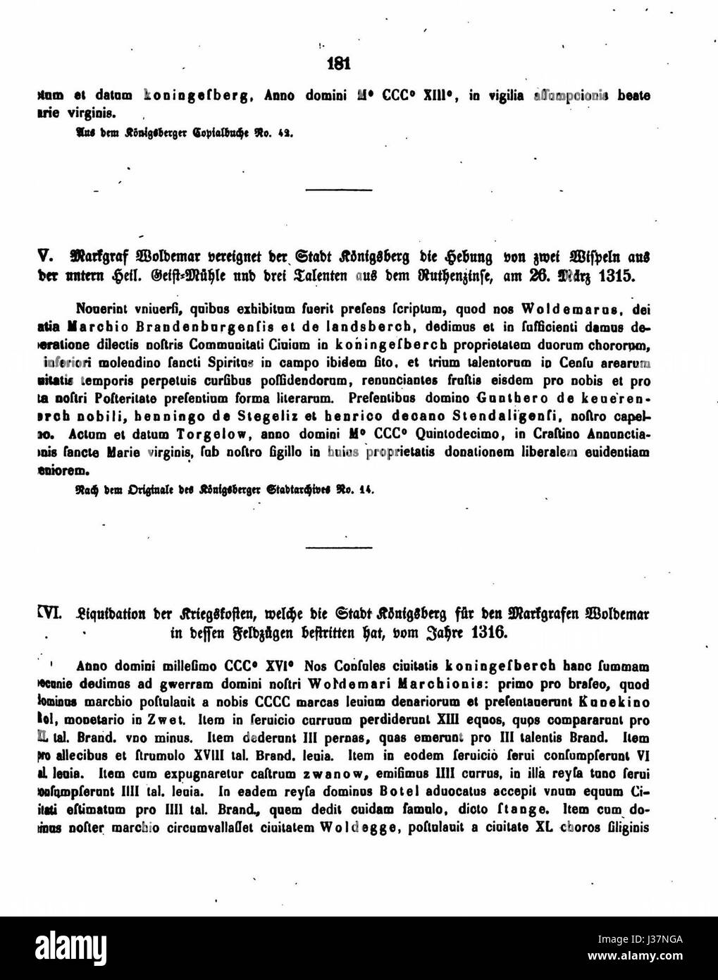 DE CDB 1 19 181 si riferisce probabilmente a uno specifico documento storico o manoscritto, probabilmente del XIX secolo, associato ad archivi europei o documenti legali. Foto Stock