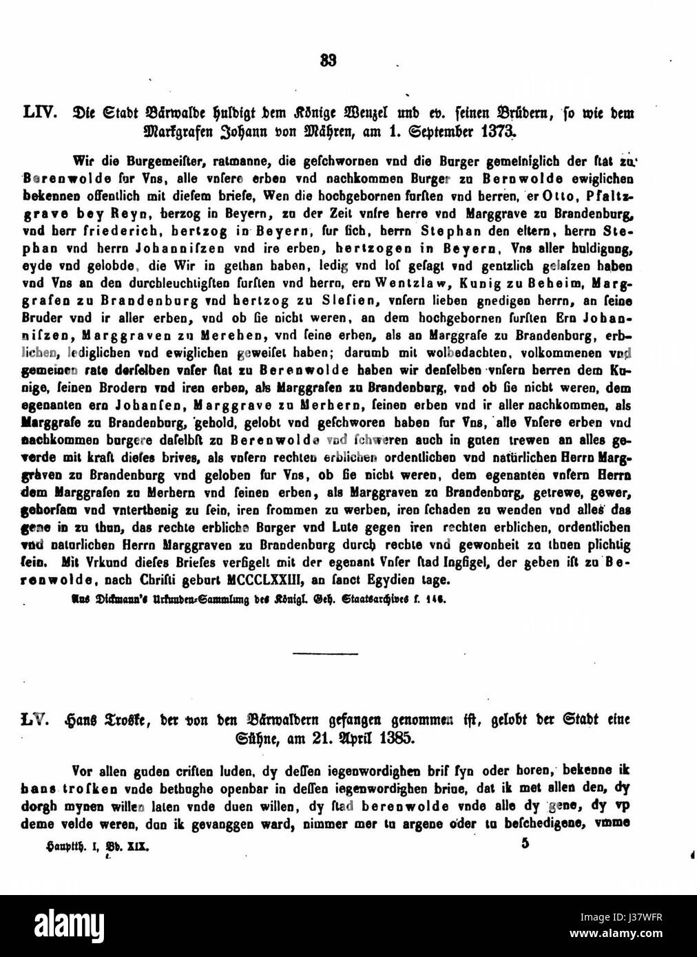 CDB DE 1 19 033 Foto Stock