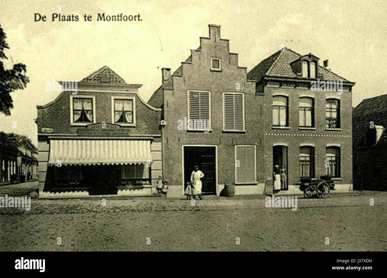 De Plaats Montfoort 1915 Foto Stock