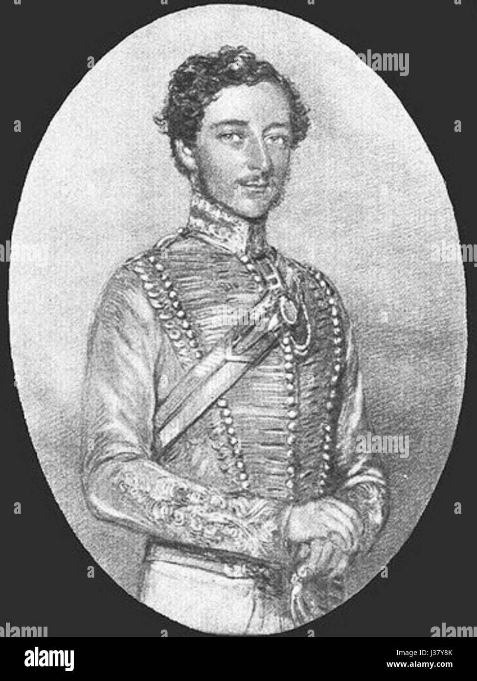 Charles John Stanley Gough circa 1850 Foto Stock