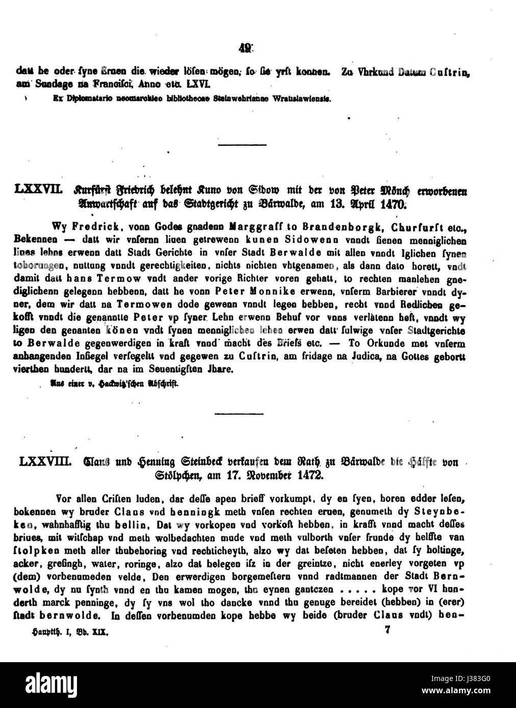 CDB DE 1 19 049 Foto Stock