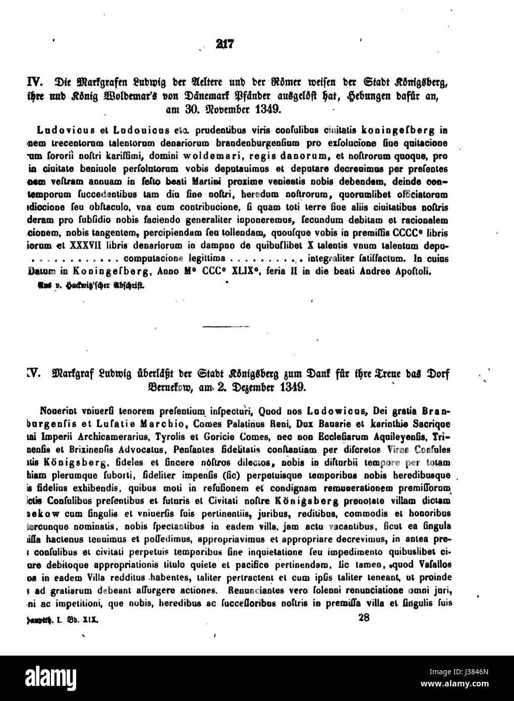 CDB DE 1 19 217 Foto Stock