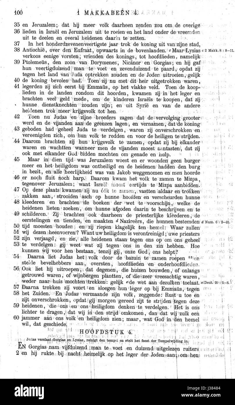 De apocriefe boeken p 100 Foto Stock