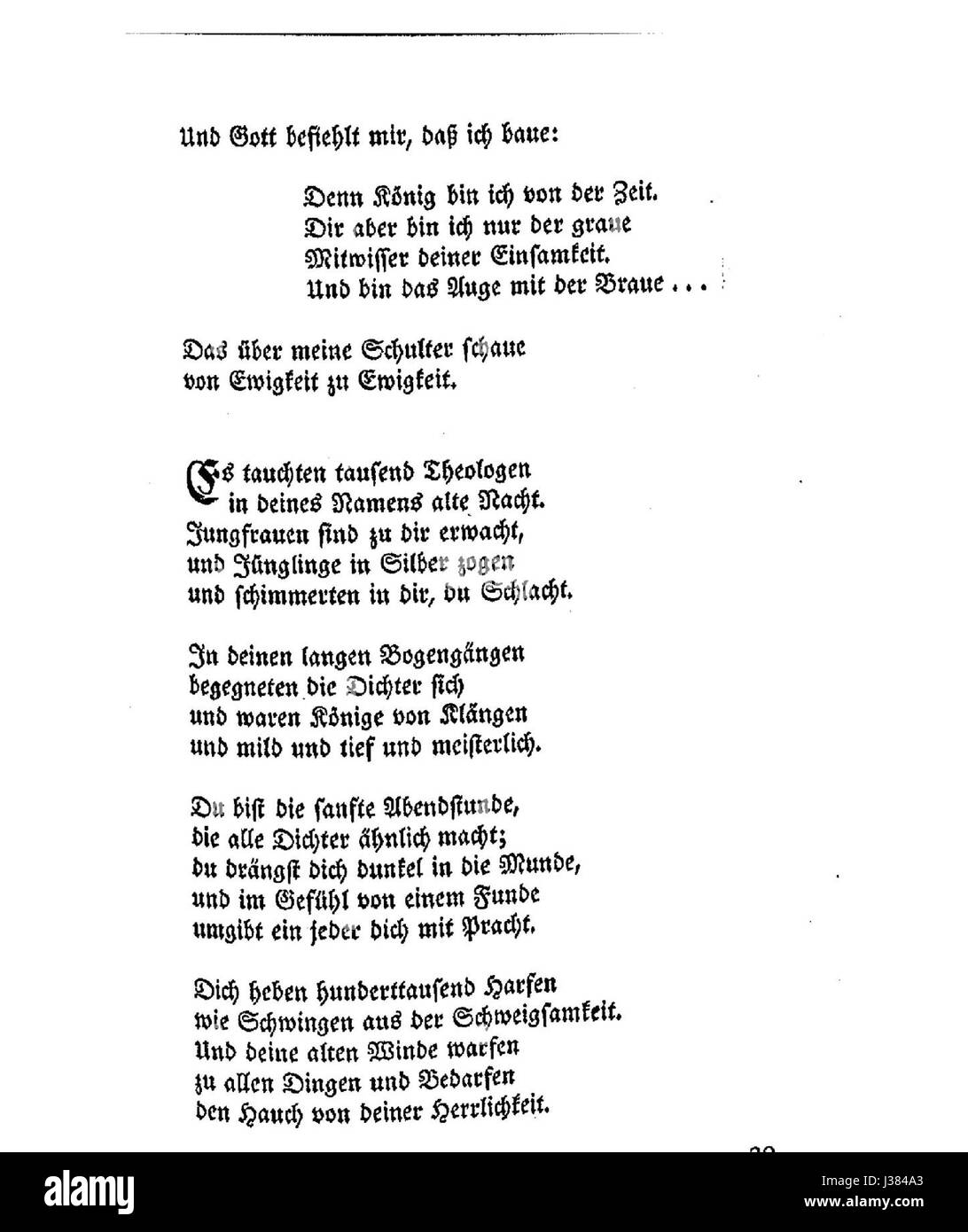 DAS Stundenbuch, o il Libro delle ore, è un'opera ben nota del poeta Rainer Maria Rilke. Questo libro consiste di poesie che riflettono sulla spiritualità, l'esistenza e la condizione umana. Foto Stock