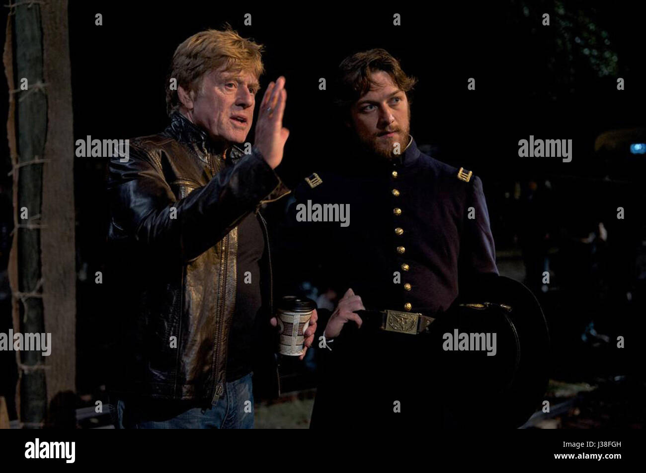 Il cospiratore (SUL SET) (2010) di JAMES MCAVOY Robert Redford (DIR) Universal Pictures/raccolta MOVIESTORE LTD Foto Stock