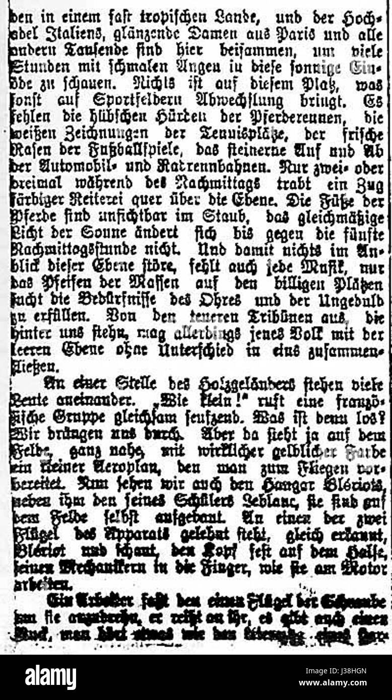 Questo lavoro intitolato 'Die Aeroplane in Brescia' di Franz Kafka presenta una rappresentazione della prima aviazione. Il pezzo mette in evidenza l'innovazione della tecnologia di volo e il suo significato nel contesto dell'Europa dei primi anni del XX secolo, concentrandosi sul momento storico dello sviluppo del volo a Brescia. Foto Stock