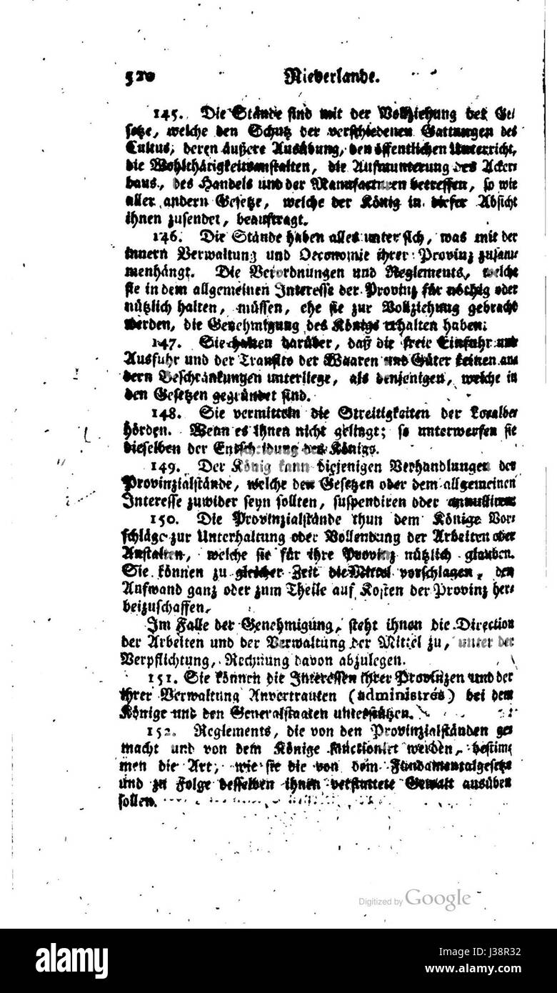 Costituzione der europaeischen staaten 536 Foto Stock