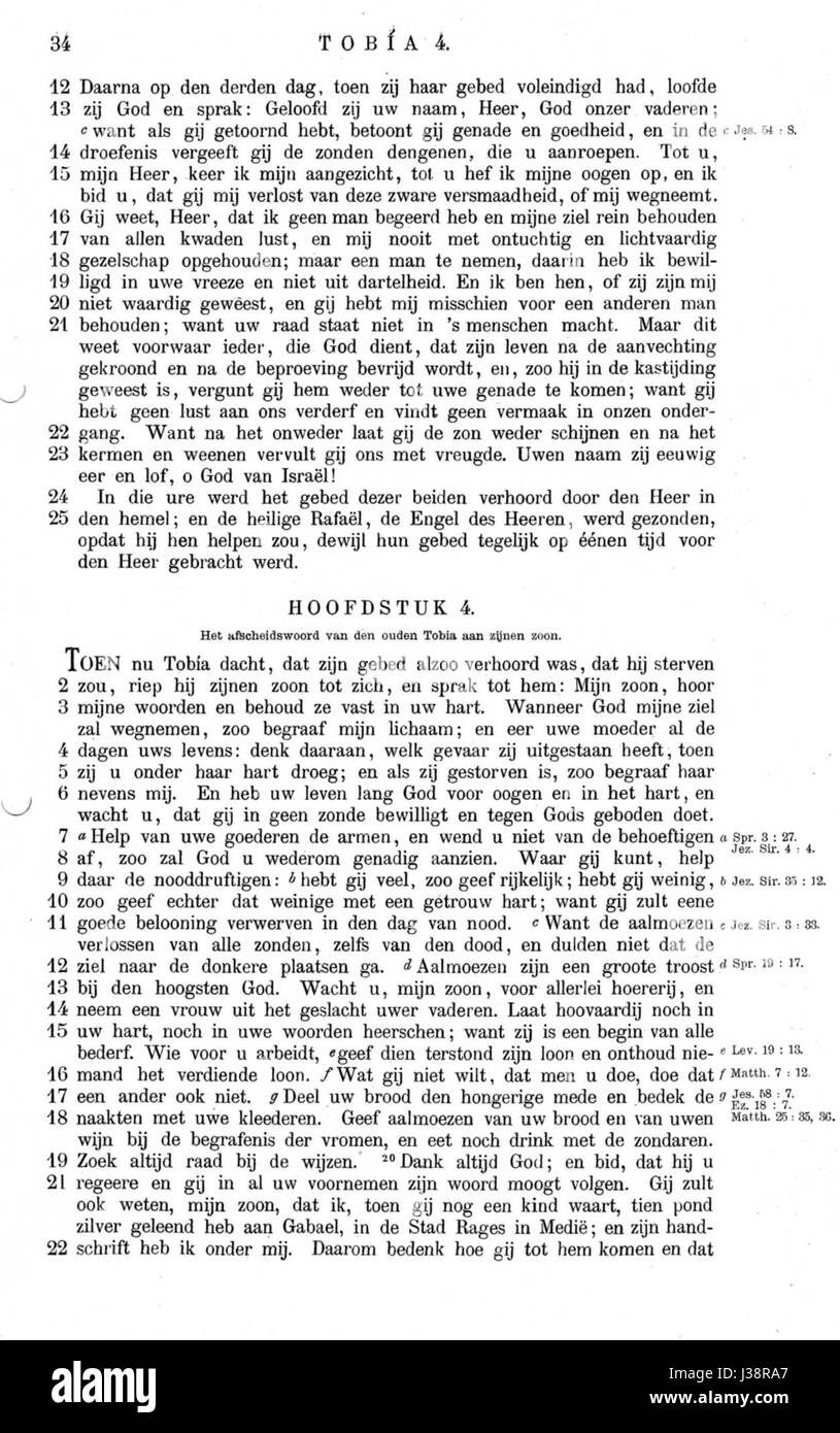 De apocriefe boeken p 034 Foto Stock