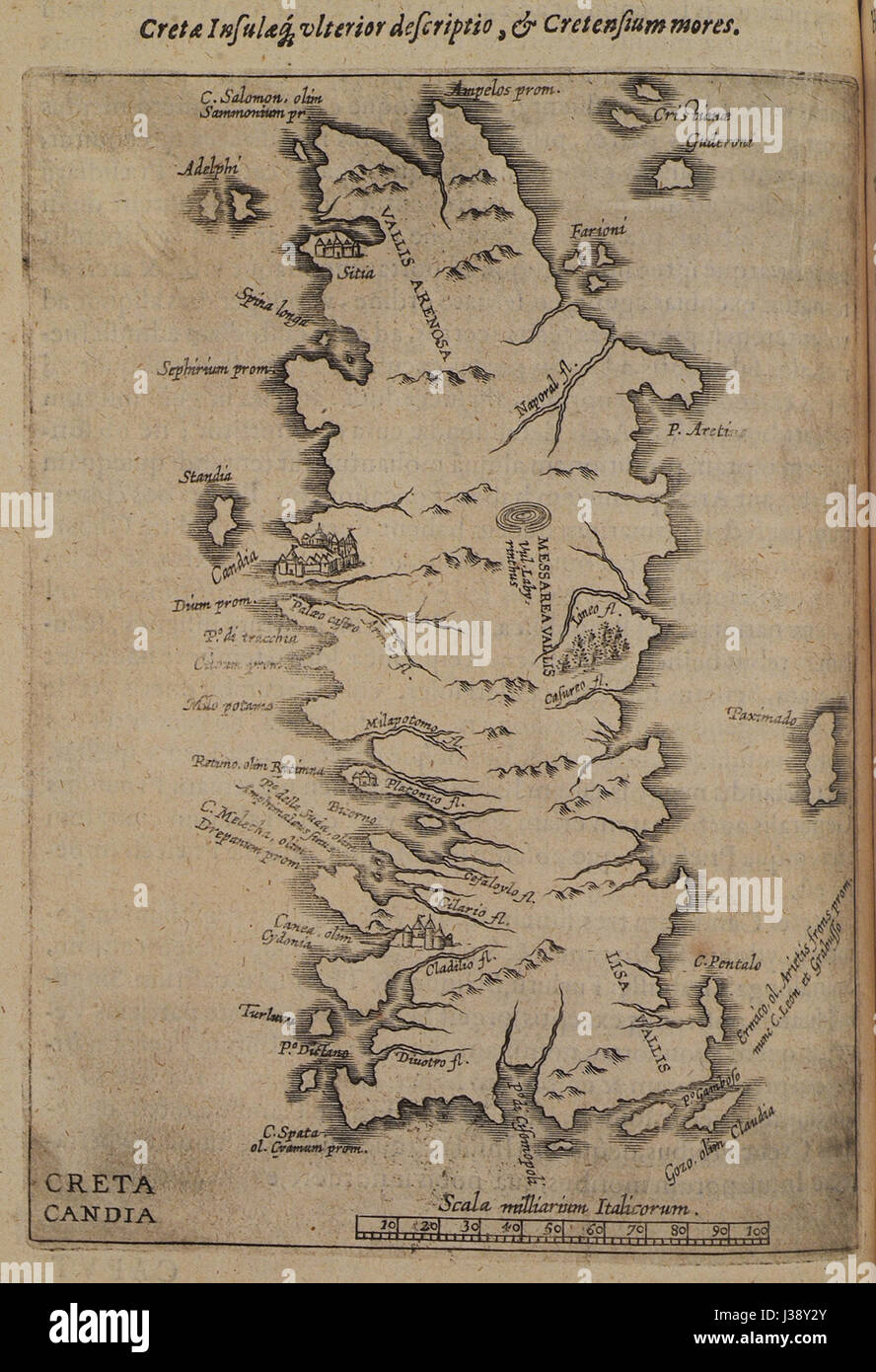 Creta Candia Cootwijck Johannes Van 1619 Foto Stock