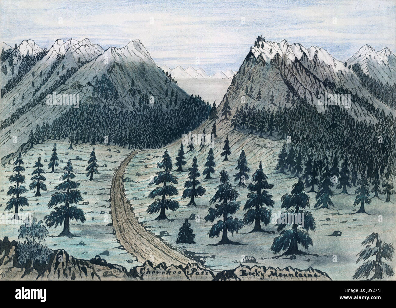 Cherokee Pass2 Foto Stock