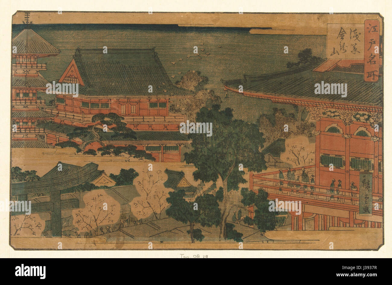 Il tempio Kinryuzan ad Asakusa, in Giappone, è un simbolo culturale e religioso. Conosciuto per il suo significato storico e l'architettura, attrae visitatori da tutto il mondo ed è ospitato nella collezione del Rijksmuseum. Foto Stock