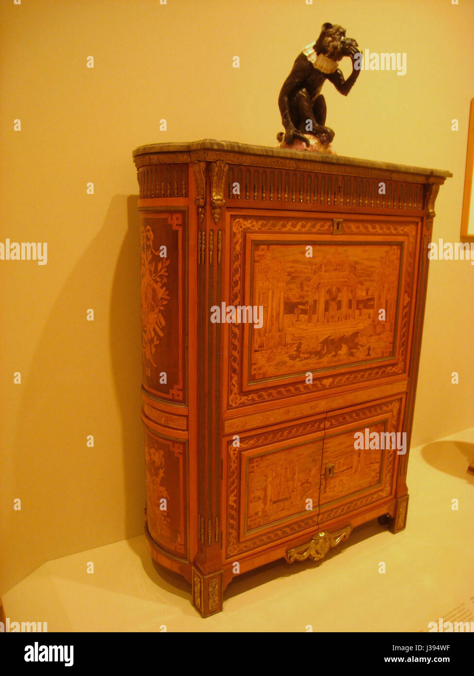 Scrivania, Nicolas Petit, c. 1780 IMG 1693 Foto Stock