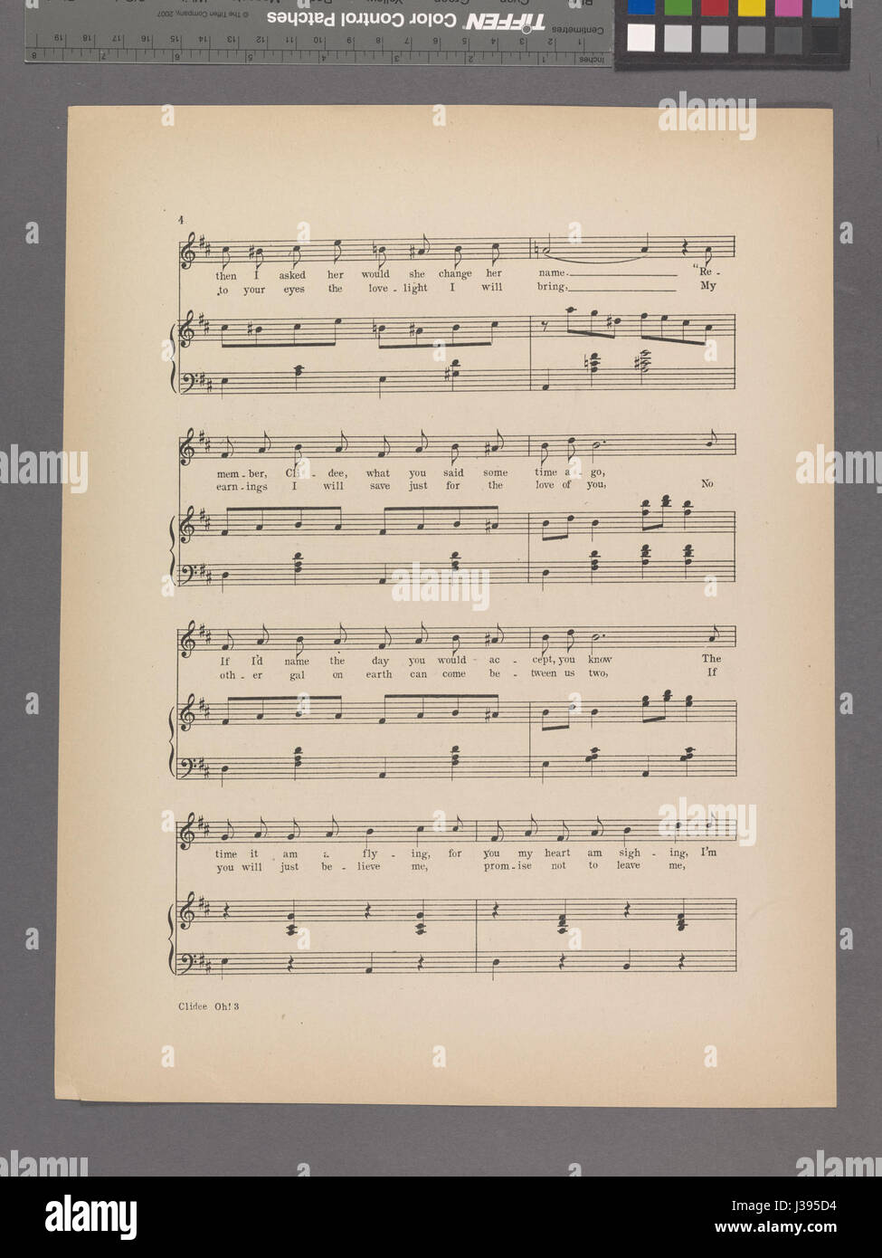 "Clidee Oh!" È un'opera conservata nella collezione della New York Public Library, probabilmente un'opera relativa all'arte o alla letteratura dei primi anni del XX secolo, che potenzialmente discute temi di cultura, identità o società. Foto Stock