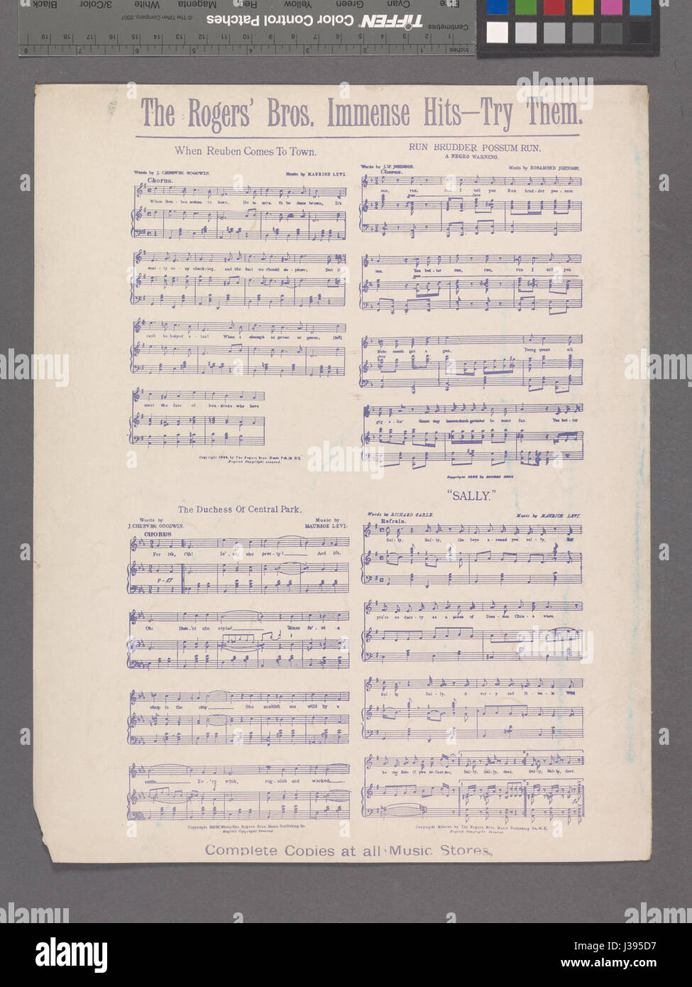 Clidee oh! È un pezzo degli archivi NYPL, con riferimenti al tema degli inferi di Ade. Il materiale probabilmente esplora la mitologia e le interpretazioni culturali della malavita greca, in particolare dalla collezione NYPL. Foto Stock