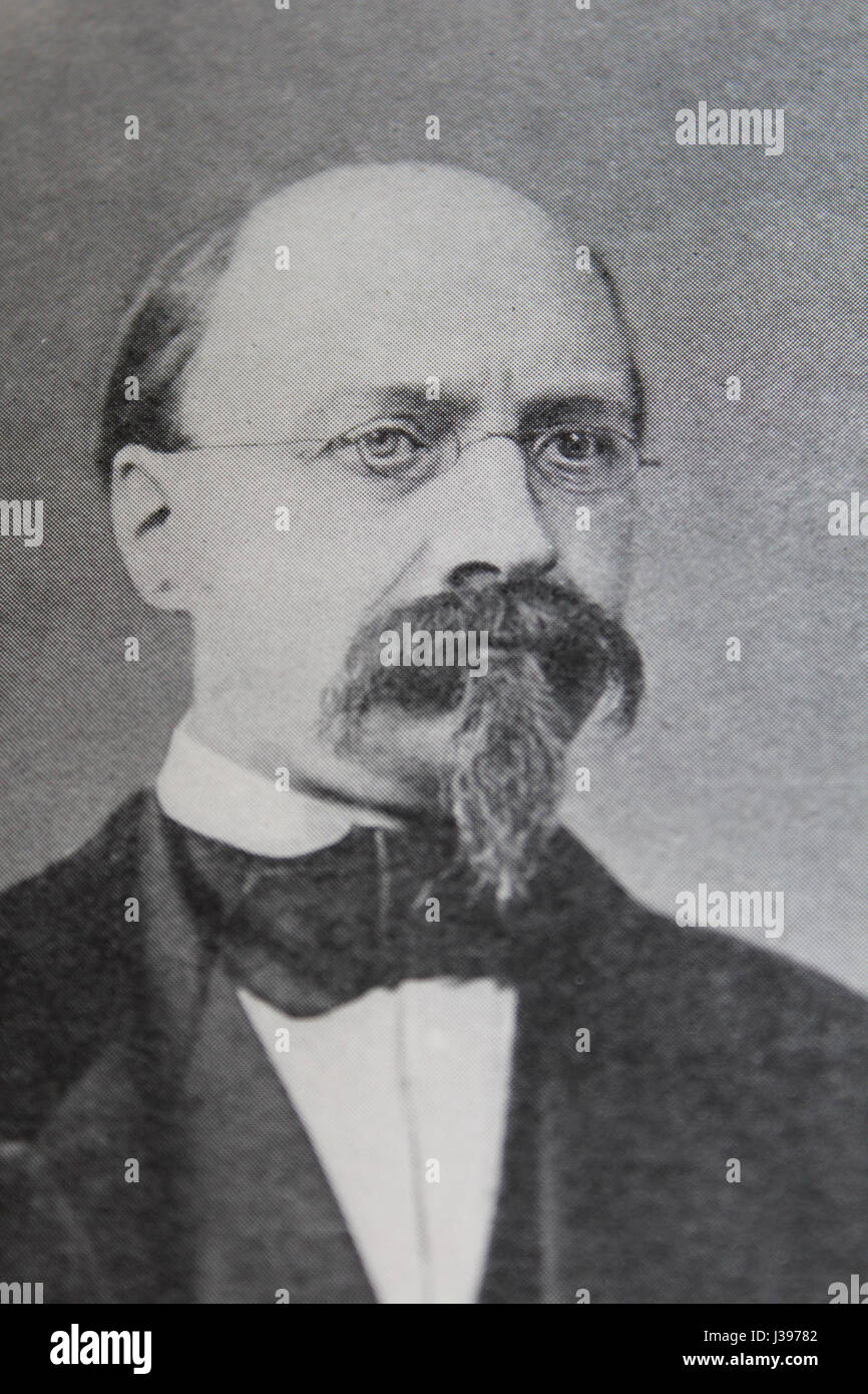 Charles Robin era un rinomato medico e biologo francese, noto per i suoi contributi alla comprensione dell'anatomia umana e allo studio delle malattie tropicali. Fece progressi significativi nel campo medico durante il XIX secolo. Foto Stock