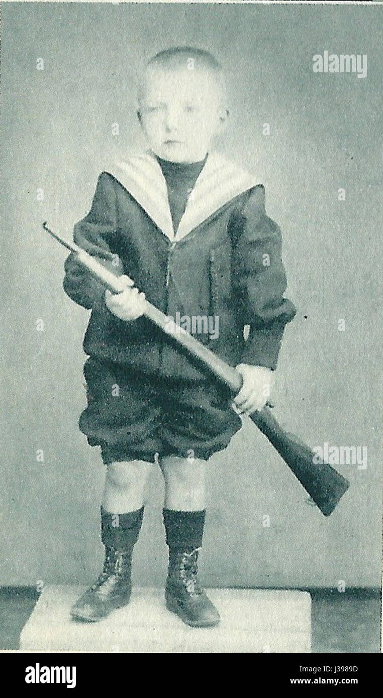 Charles Nungesser enfant Foto Stock