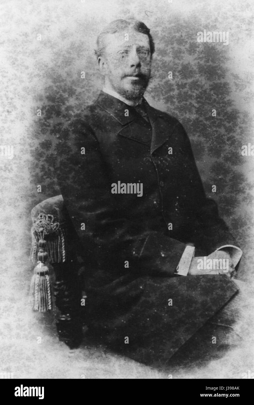 Questo titolo si riferisce a un documento storico o a una figura conosciuta come il conte di Bardi, forse un nobile italiano o europeo, all'interno di documenti storici o di una raccolta di documenti. Foto Stock