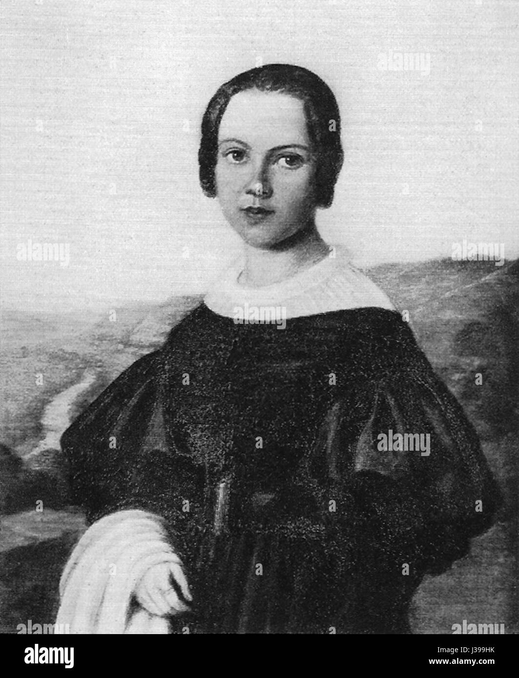 ChristFDoerr Wilhelmine Palmer geb Bossert 1836 Foto Stock