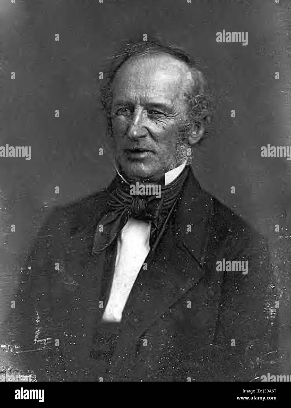 Cornelius Vanderbilt i era un industriale e filantropo americano, noto per il suo ruolo fondamentale nello sviluppo dell'industria ferroviaria americana. Costruì ricchezza attraverso ferrovie e spedizioni, diventando uno degli uomini più ricchi del suo tempo. Foto Stock