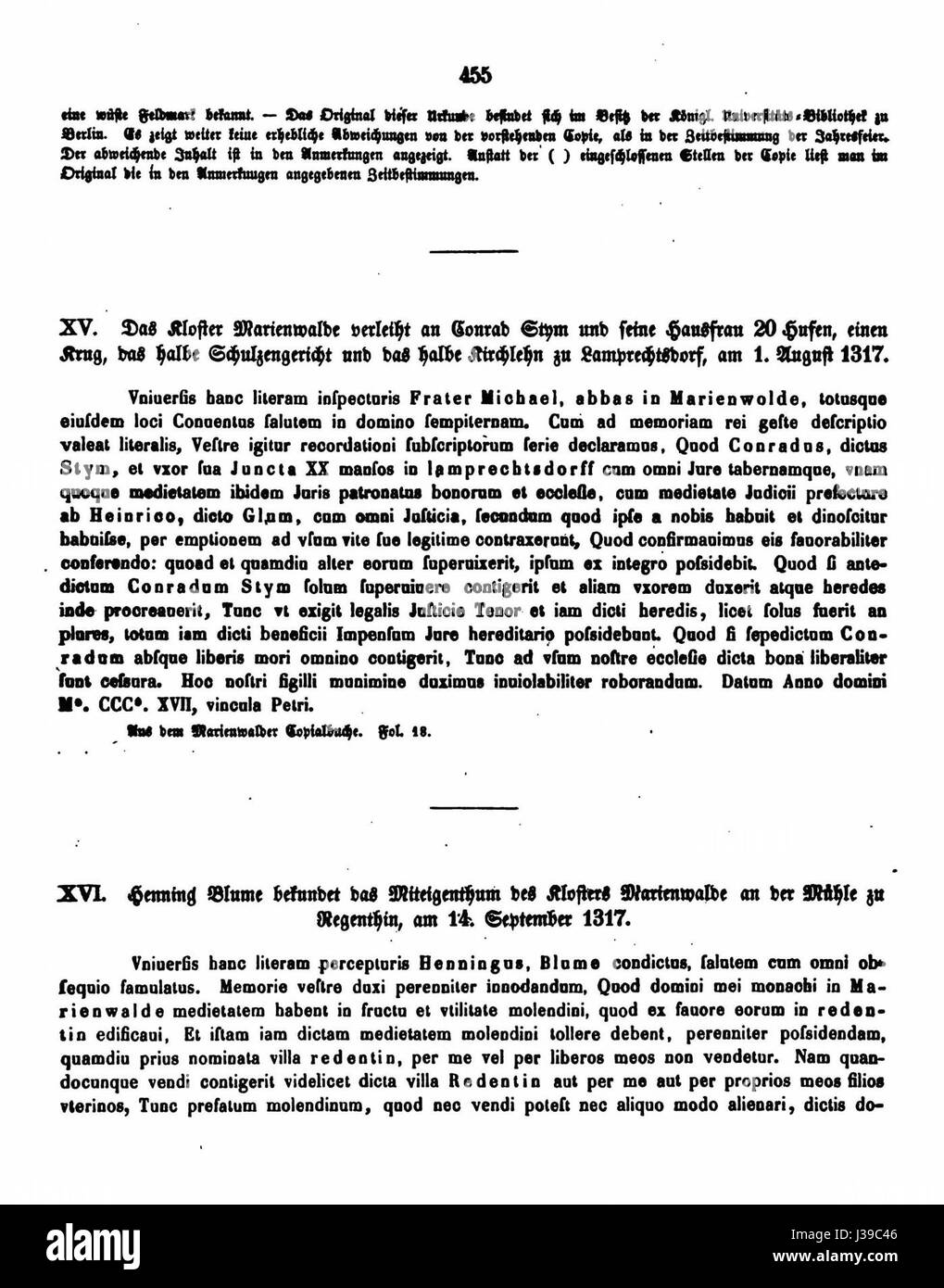 CDB DE 1 19 455 Foto Stock