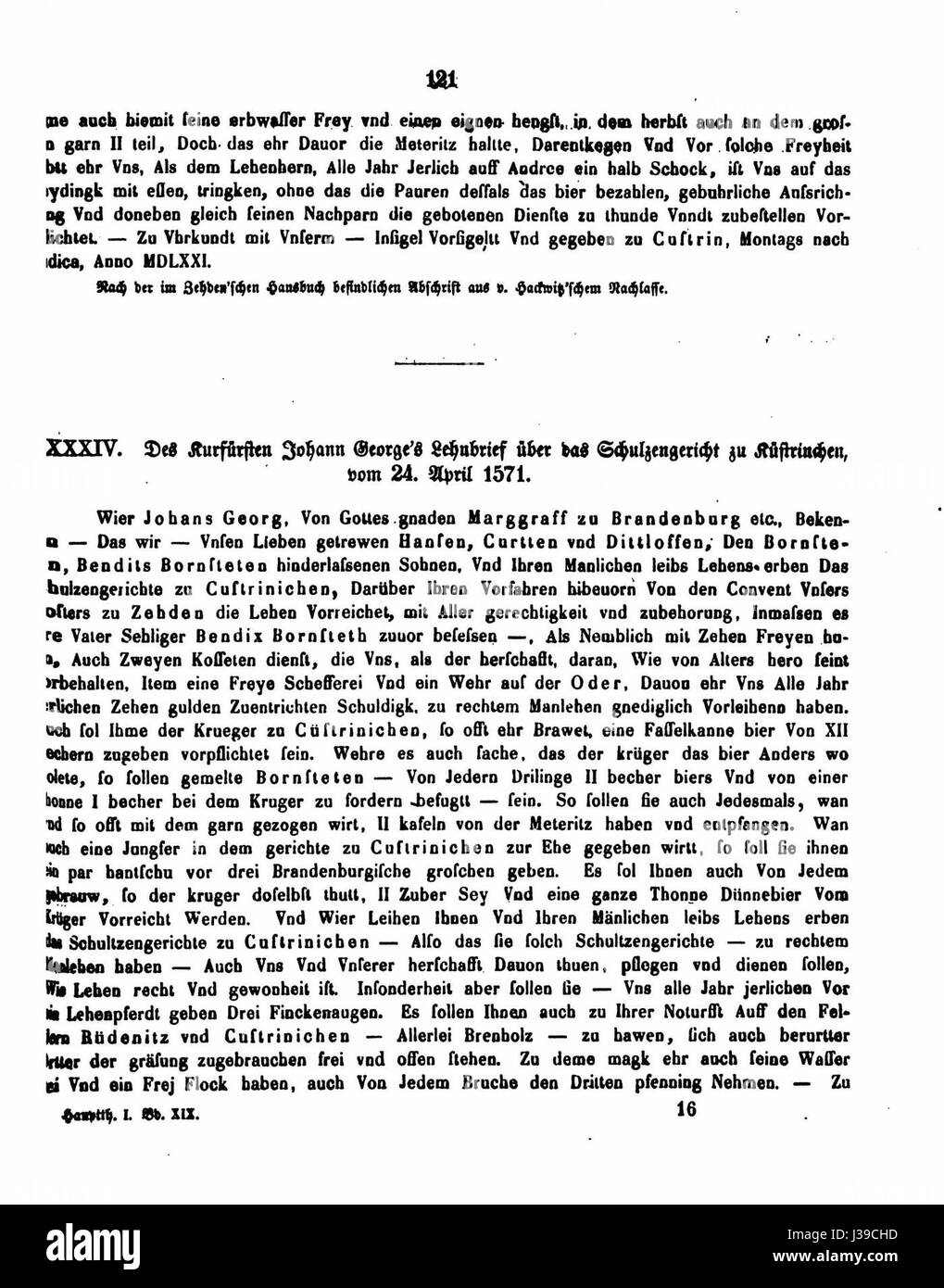 CDB DE 1 19 121 Foto Stock