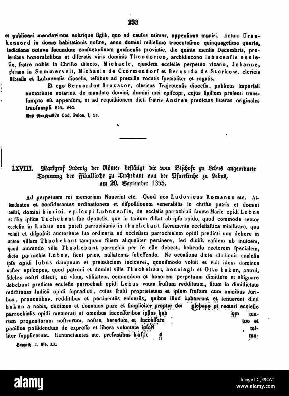 CDB DE 1 20 233 Foto Stock